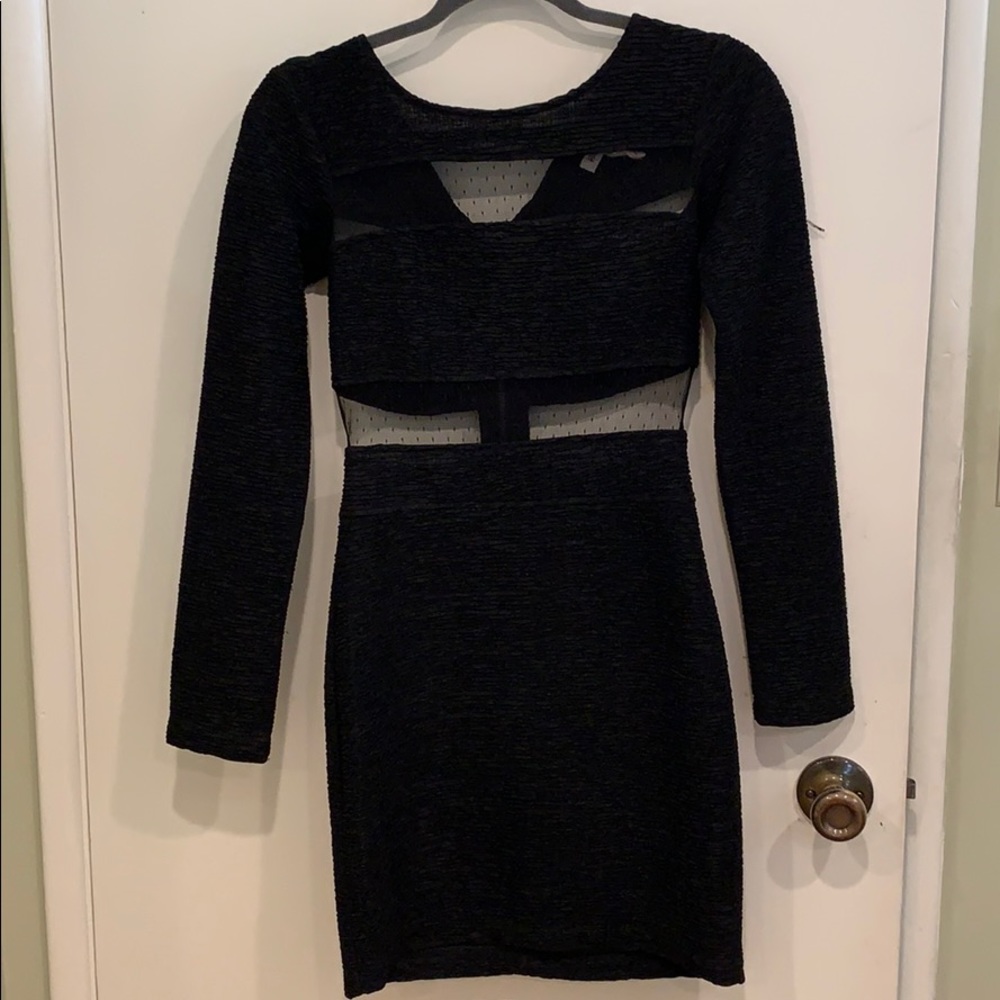 Black long sleeve BCBGeneration dress